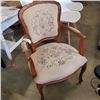 Image 2 : VINTAGE WOOD FRAME ARM CHAIR