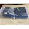 Image 1 : 2 BUNDLES NAVY TABLE CLOTHS - 44x44