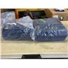 Image 2 : 2 BUNDLES NAVY TABLE CLOTHS - 44x44