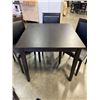 Image 2 : MODERN DINETTE TABLE WITH HIDDEN LEAF AND 5 CHAIRS, GOOD CLEAN CONDITION, NO KNICKS OR MAJOR SCRATCH