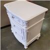 Image 2 : 3 DRAWER WHITE PAINTED NIGHT STAND