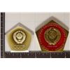 Image 1 : 2 RUSSIAN ORBITAL SPACE CRAFT MEDALS 1 3/4"-