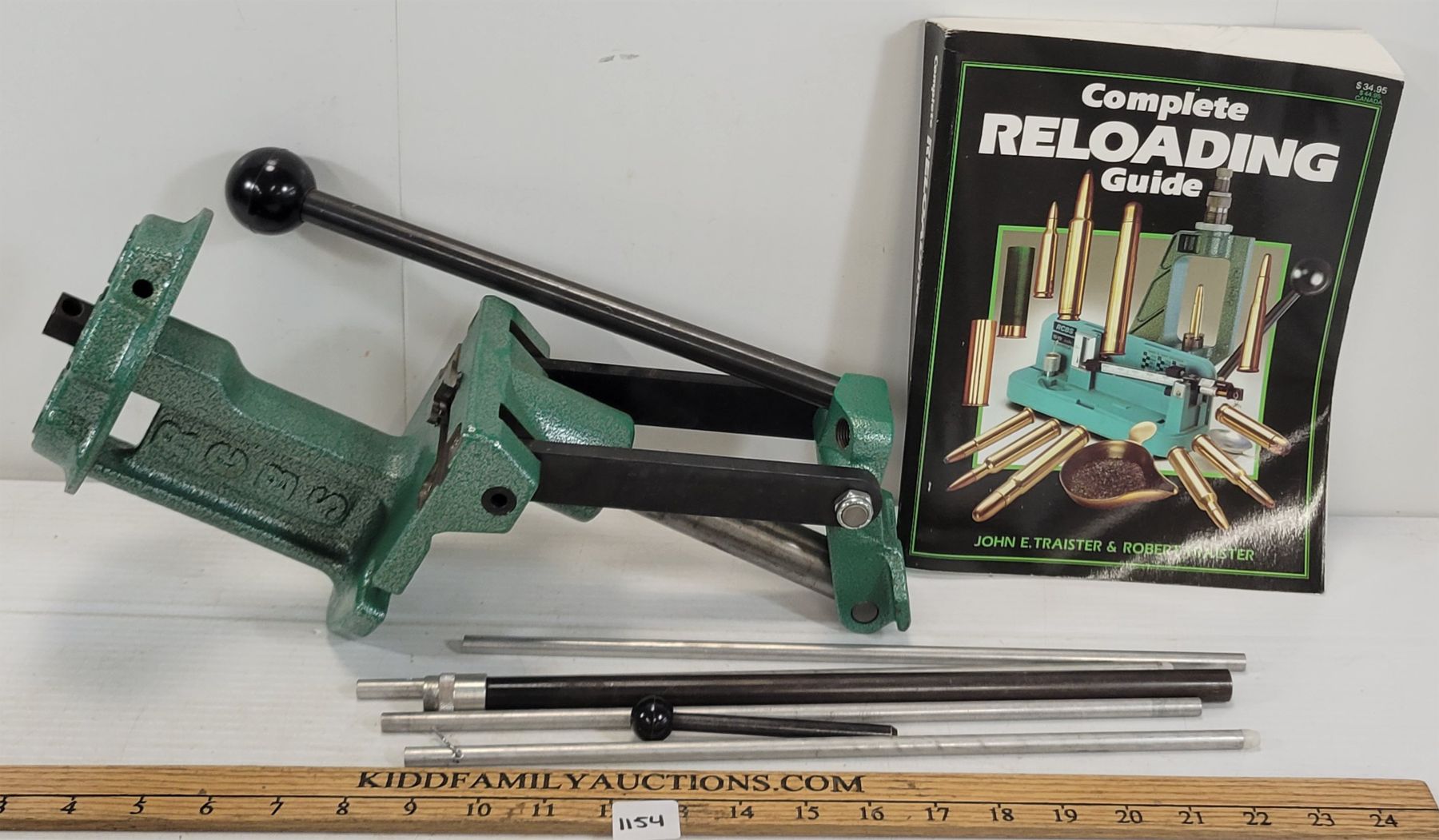 LOT OF 2 - RCBS RELOADING PRESS & RELOADING GUIDE