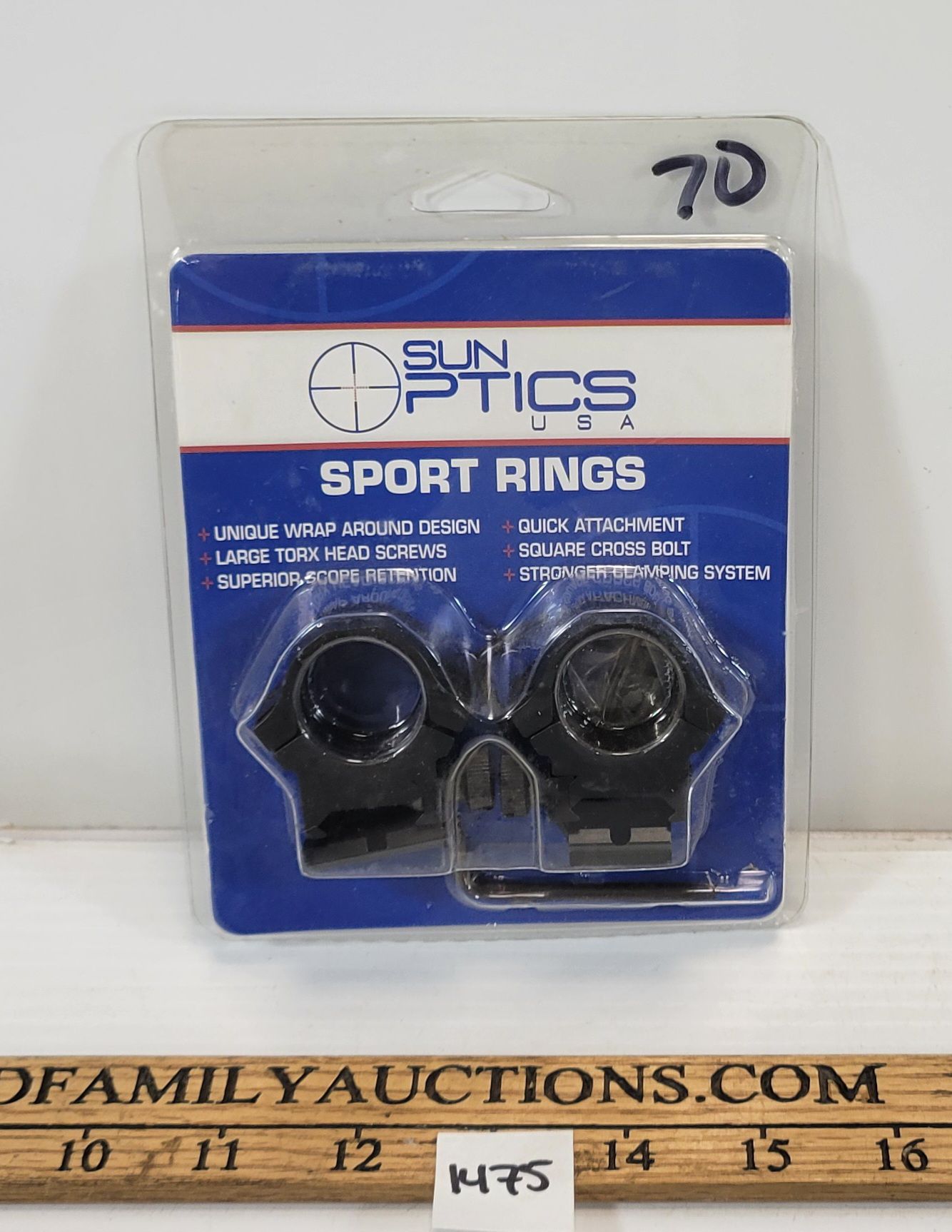 Sun Optics Risers SUN OPTICS SCOPE MOUNT W/ RINGS