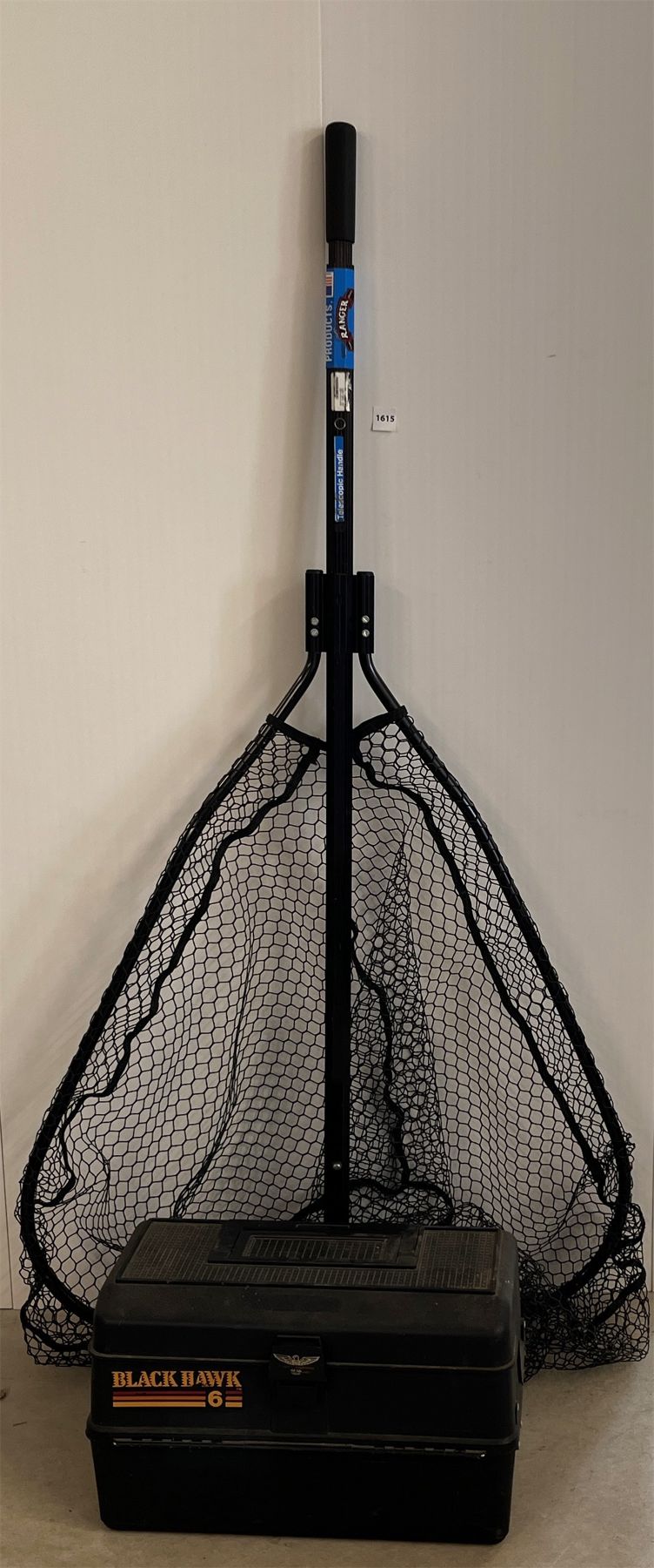 Tackle Box Netting LOT OF 2 - FISHING NET - TACKLE BOX W/ CONTENTS - Kidd Family Auctions
