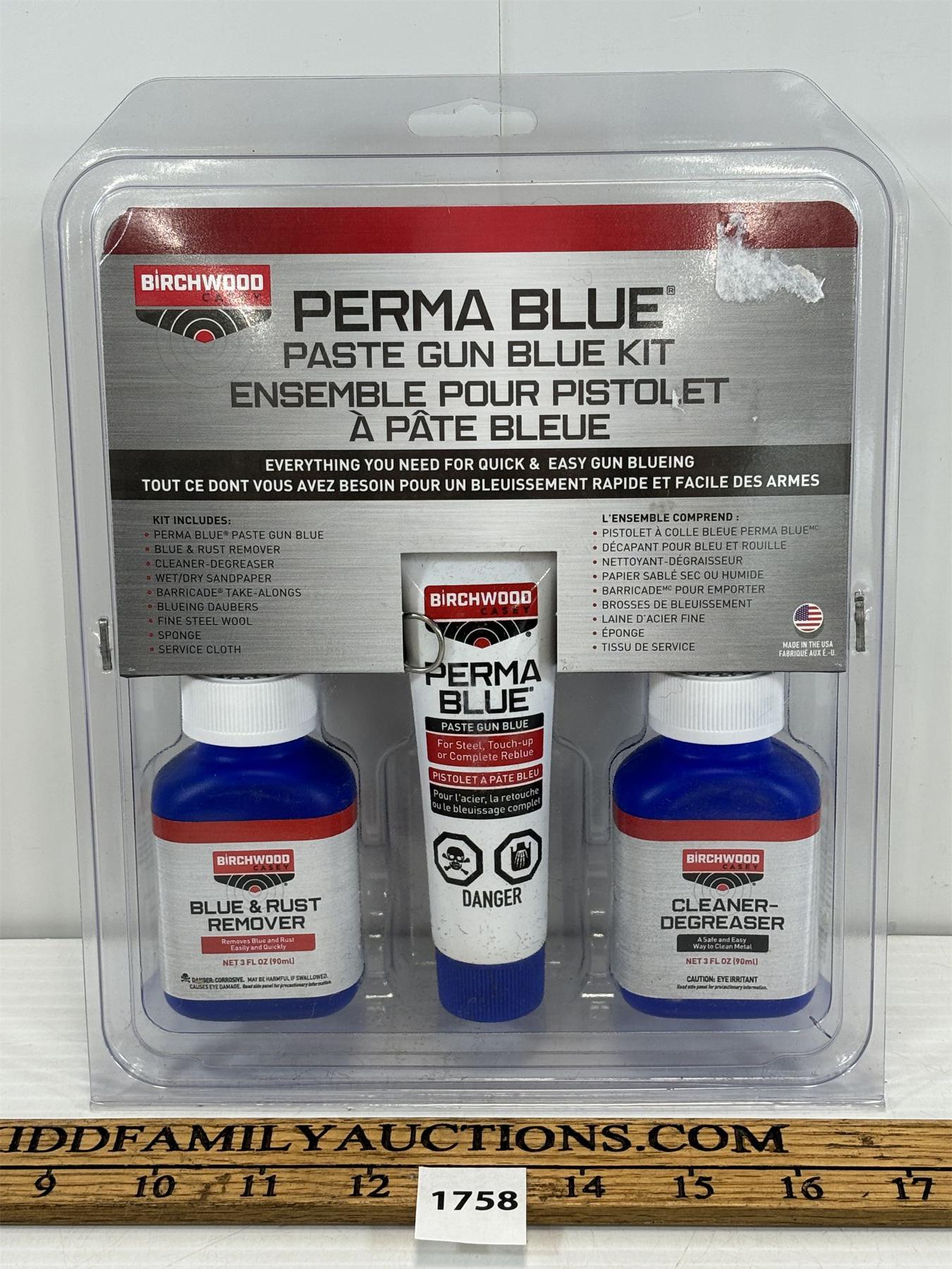 Blue Rust Kits PERMABLUE PASTE GUN BLUE KIT - AS NEW