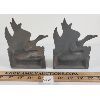 Image 3 : PAIR OF CAST IRON BOOKENDS