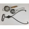 Image 2 : LOT OF 3 - ICE TONGS & STRAINERS