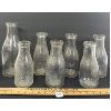 Image 4 : LOT OF 7 - EMBOSSED DAIRY BOTTLES - INCL CAUFIELD & BARN ALLANDALE, ETC.