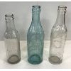 Image 3 : LOT OF 3 - EMBOSSED SODA & WATER BOTTLES - INCL THE WULF BOTTLING WORKS, ETC. 