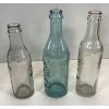 Image 4 : LOT OF 3 - EMBOSSED SODA & WATER BOTTLES - INCL THE WULF BOTTLING WORKS, ETC. 