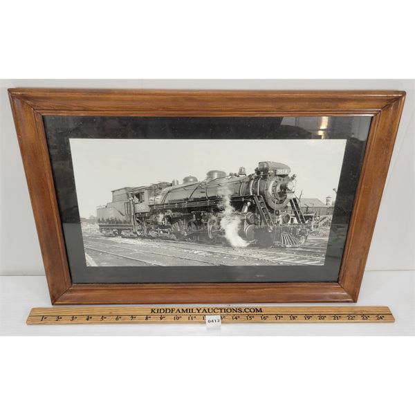 CANADIAN NATIONAL 3518 LOCOMOTIVE - FRAMED PRINT