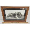 Image 1 : CANADIAN NATIONAL 3518 LOCOMOTIVE - FRAMED PRINT