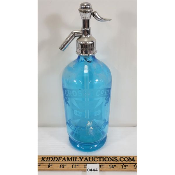 CROSS & CO LTD SELTZER BOTTLE - VANCOUVER, B.C.