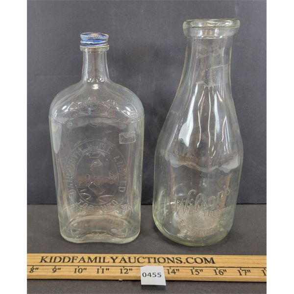 LOT OF 2 - DANFORTH WINE LIMITED & WILSON'S PASTEURIZED 