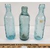 Image 1 : LOT OF 3 - EMBOSSED BOTTLES - INCL JAS WALSH & CO. & FELIX J. QUINN SODA WATER 