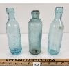 Image 2 : LOT OF 3 - EMBOSSED BOTTLES - INCL JAS WALSH & CO. & FELIX J. QUINN SODA WATER 