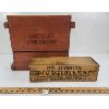 Image 1 : LOT OF 2 - CHESLEY CREAMERY & THE AUTOMATIC SHOE & HARNESS REPAIRING OUTFIT CRATES 