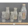 Image 1 : LOT OF 6 - MISC EMBOSSED DAIRY BOTTLES - INCL SILK SCREEN POTT'S BROS, ETC.