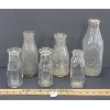 Image 2 : LOT OF 6 - MISC EMBOSSED DAIRY BOTTLES - INCL SILK SCREEN POTT'S BROS, ETC.