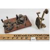Image 2 : LOT OF 2 - MORSE CODE TELEGRAPH KEYS 