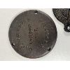 Image 2 : LOT OF 3 - CAST IRON INSPECTION COVER & BRITISH RAIL LUGGAGE WAGON PLAQUE, ETC.