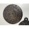 Image 3 : LOT OF 3 - CAST IRON INSPECTION COVER & BRITISH RAIL LUGGAGE WAGON PLAQUE, ETC.