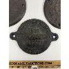 Image 4 : LOT OF 3 - CAST IRON INSPECTION COVER & BRITISH RAIL LUGGAGE WAGON PLAQUE, ETC.