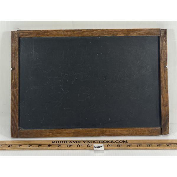 DOUBLE SIDED SLATE CHALK BOARD