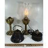 Image 5 : LOT OF 5 - H.L. PIPER CPR LAMPS - CHIMNEY - TIN COFFE POT, ETC. 