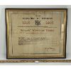 Image 1 : 1915-1916 KUNTZ BREWERY LTD FRAMED BREWERY WAREHOUSE LICENSE