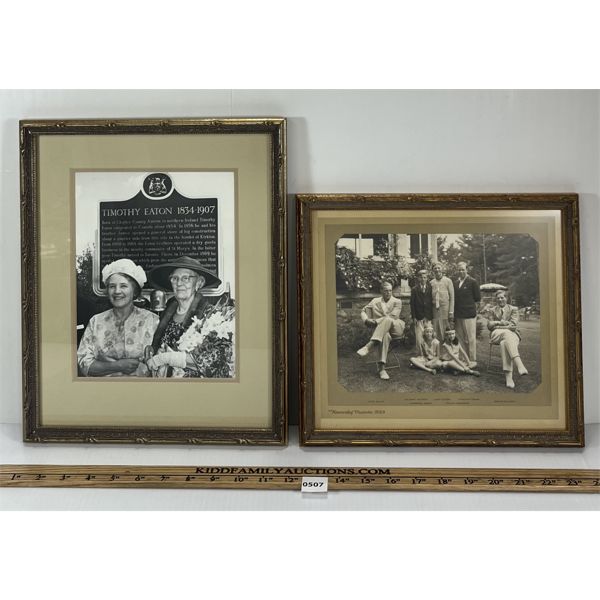 LOT OF 2 - EATON'S FRAMED PRINTS 