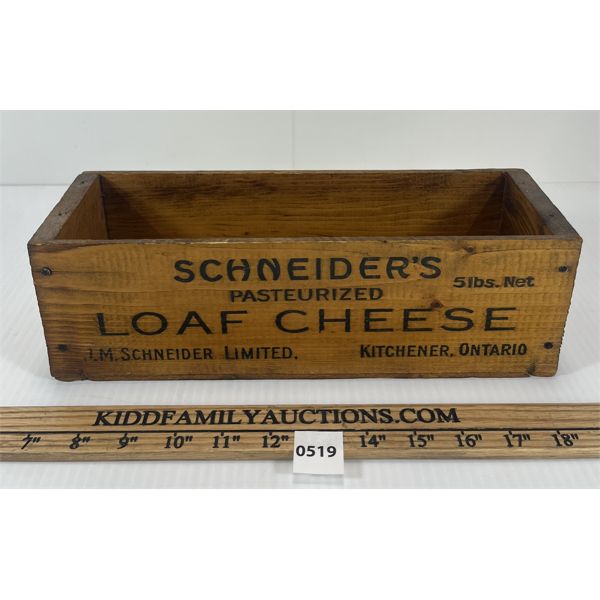 SCHNEIDER'S LOAF CHEESE BOX - KITCHENER, ONTARIO