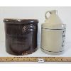 Image 5 : LOT OF 2 - E. L. FARRAR 1GAL OPEN TOP CROCK & BREWERY STONEWARE JUG
