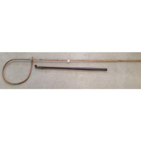 LOT OF 2 - RAILROAD MAIL BAG CATCHER & LANTERN HOOK - MARKED CPR