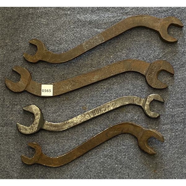 LOT OF 4 - CNRR, GTR & CPR DOUBLE ENDED WRENCHES