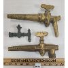 Image 1 : LOT OF 3 - BRASS & CAST IRON BARREL TAPS & NOZZLES