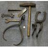 Image 1 : JOB LOT - ANTIQUE TOOLS - INCL CNR TWO MAN TIE MOVERS, ETC. - SEE ALL PICS 