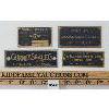 Image 1 : LOT OF 4 - BRASS NAME & INFORMATION PLATES - INCL HAMILTON, WATERLOO & KITCHENER, ONT., ETC.