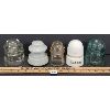 Image 1 : LOT OF 5 - MISC INSULATORS - INCL TCR, WHITALL TATUM & DOMINION, ETC.