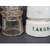 Image 3 : LOT OF 5 - MISC INSULATORS - INCL TCR, WHITALL TATUM & DOMINION, ETC.