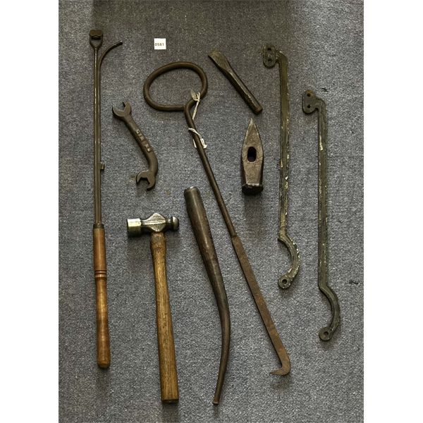 JOB LOT - RAILROAD TOOLS - INCL CNR BALL-PEEN HAMMER, ETC. - SEE ALL PICS 