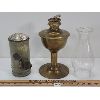 Image 1 : LOT OF 3 - COAL MINING LANTERN & OIL LAMP PARTS 