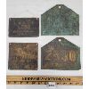 Image 1 : LOT OF 4 - TIN NAME PLATES