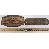 Image 1 : LOT OF 2 - BRASS & CAST IRON NAME PLATES