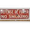 NO SMOKING SSP SIGN