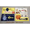 Image 1 : LOT OF 4 - 1950's ADVERTISING SAMPLE BOARDS - INCL FOXY FOLKS, BLUE COAL, ETC.