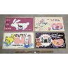 Image 1 : LOT OF 4 - 1950's ADVERTISING SAMPLE BOARDS - INCL ZEE TISSUE