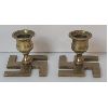 Image 1 : ANTIQUE BRASS CANDLESTICK HOLDERS