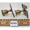 Image 2 : ANTIQUE BRASS CANDLESTICK HOLDERS